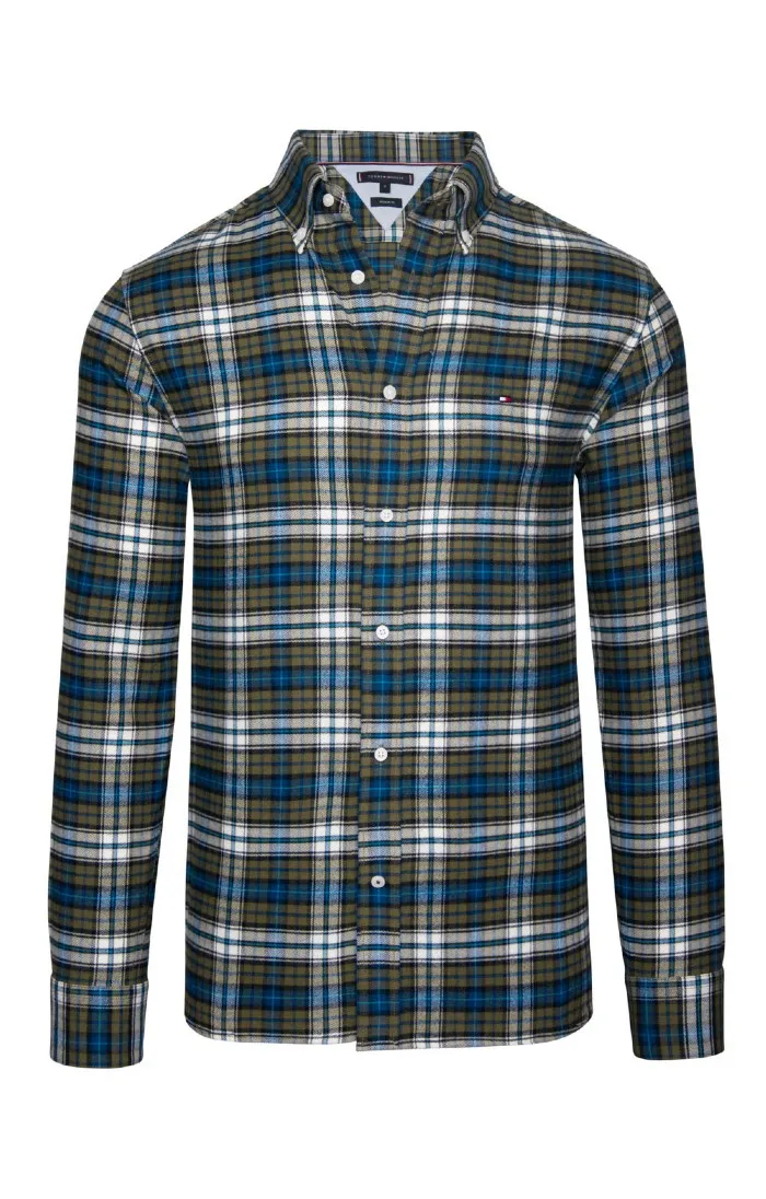 Men's Tommy Hilfiger Brushed Tommy Tartan Shirt