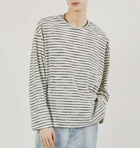 MIM the wardrobe  |Unisex Studded Street Style U-Neck Long Sleeves Cotton