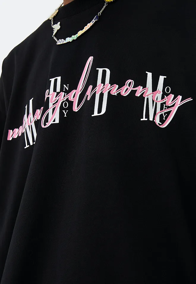 MR. ENJOY DA MONEY  |Unisex Street Style U-Neck Long Sleeves Cotton