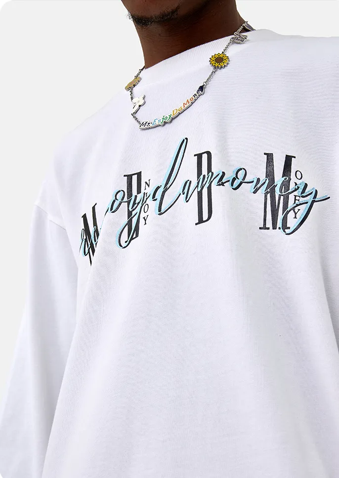 MR. ENJOY DA MONEY  |Unisex Street Style U-Neck Long Sleeves Cotton