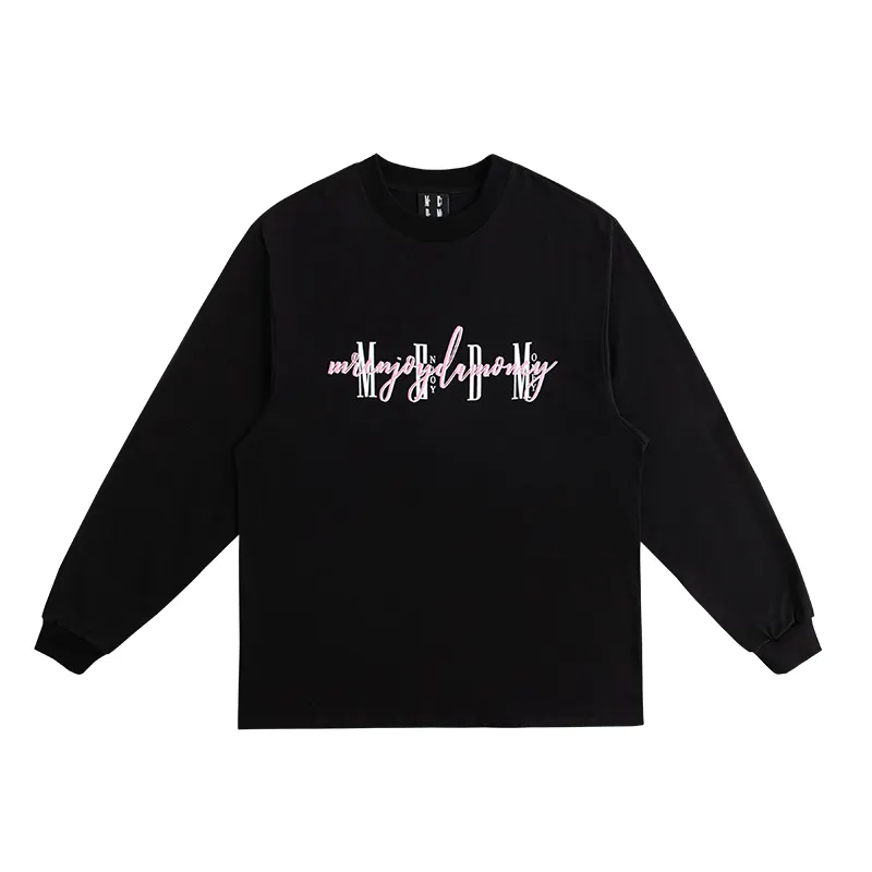 MR. ENJOY DA MONEY  |Unisex Street Style U-Neck Long Sleeves Cotton