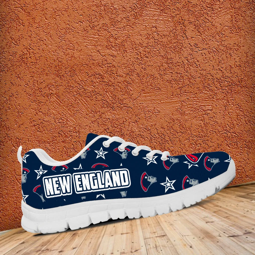 New England Football Fan Sports Running Shoes