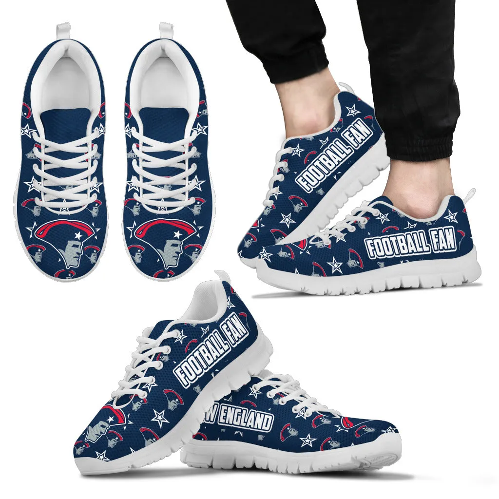 New England Football Fan Sports Running Shoes