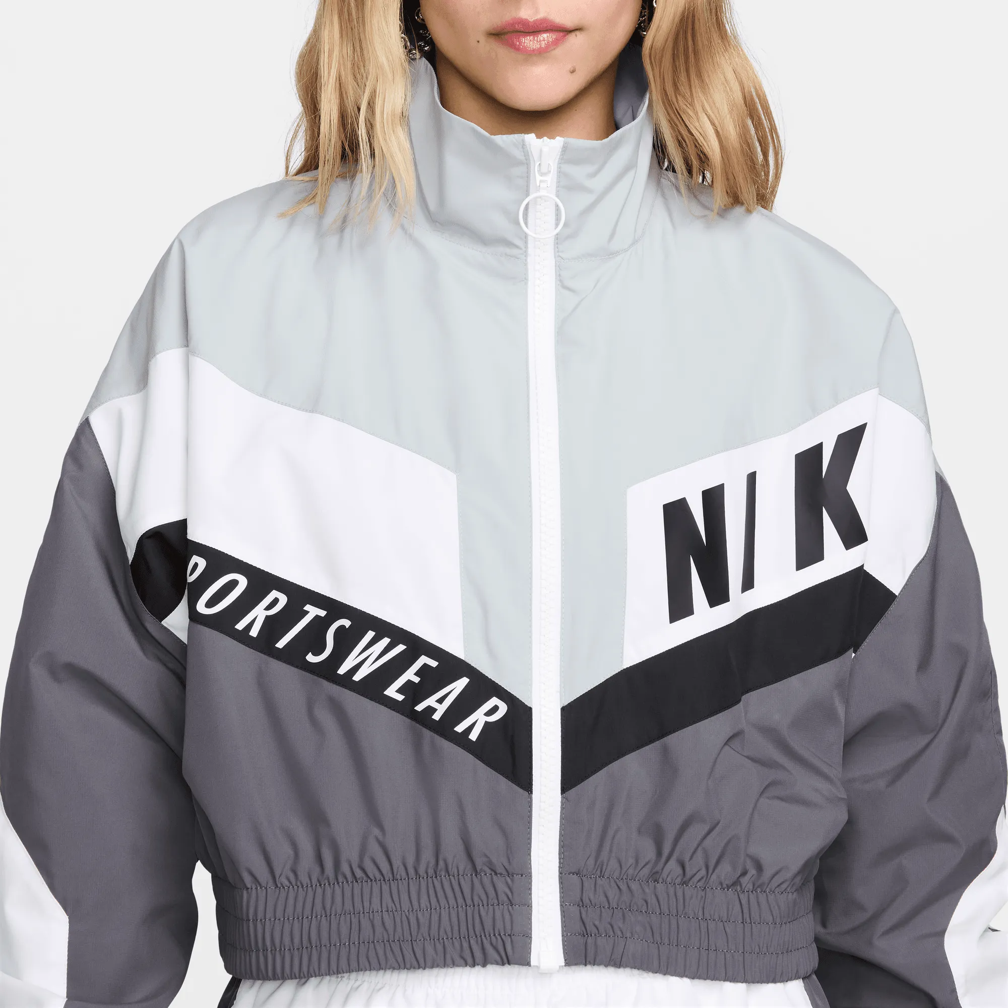 Nike Sportswear Women's Woven Iron Grey Street Jacket