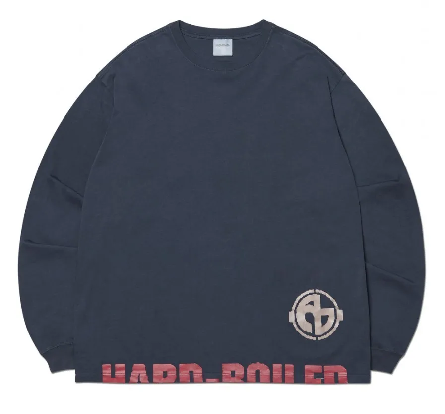 NOMANUAL  |Crew Neck Unisex Street Style U-Neck Long Sleeves Plain