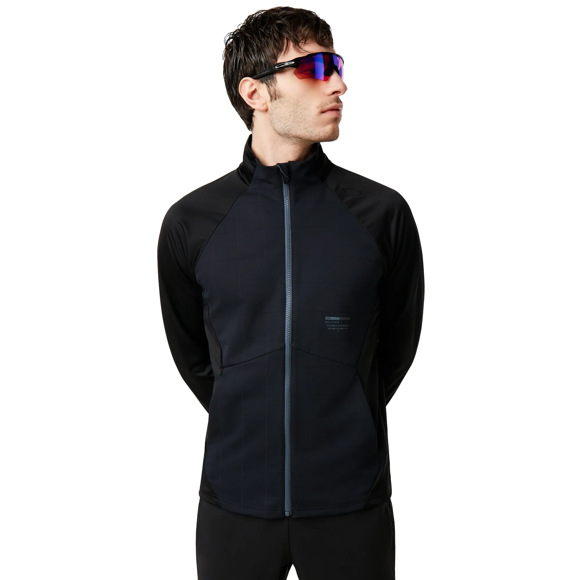 OAKLEY ENHANCE TECHNICAL JERSEY JACKET MEN TRAINING JACKET - Blackout / Large