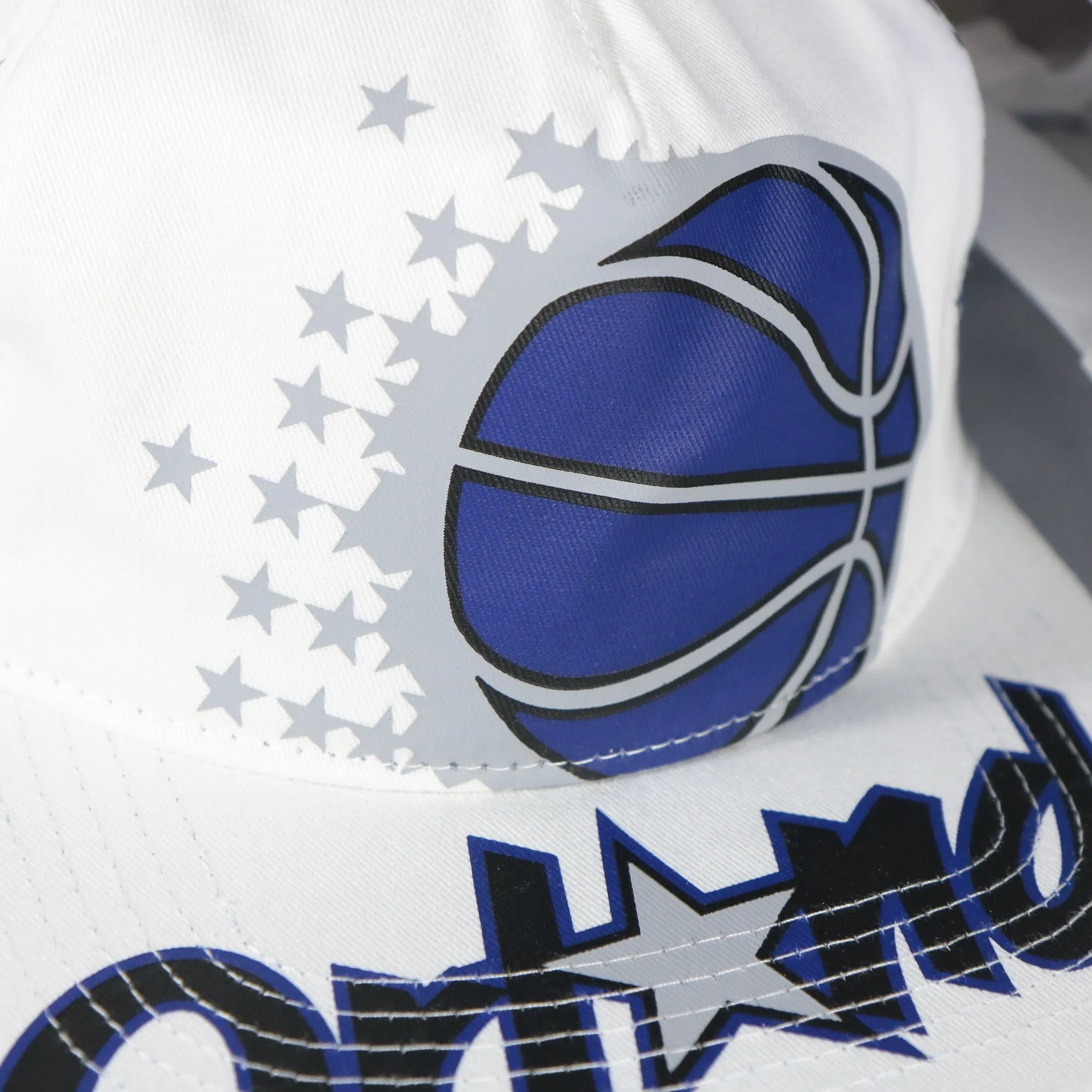 Orlando Magic Hardwood Classics In Your Face Deadstock Royal bottom | White Snapback Hat