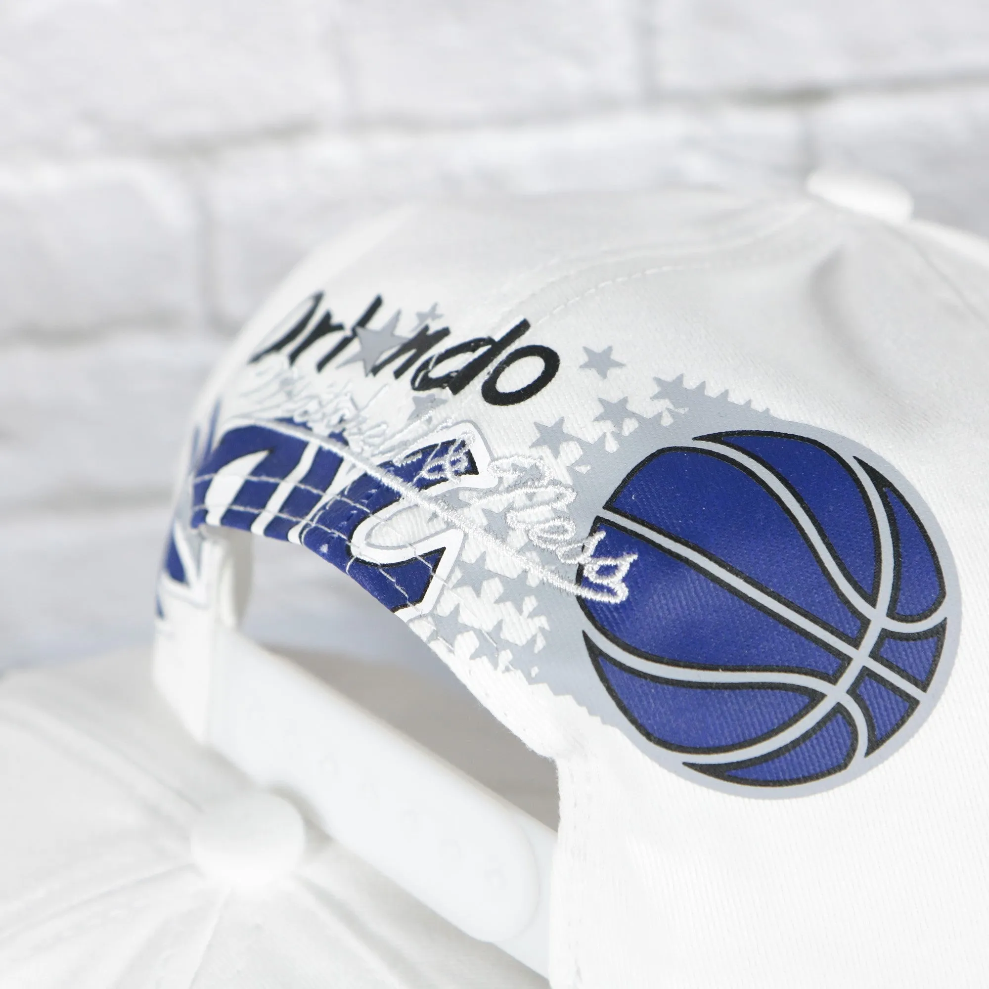 Orlando Magic Hardwood Classics In Your Face Deadstock Royal bottom | White Snapback Hat