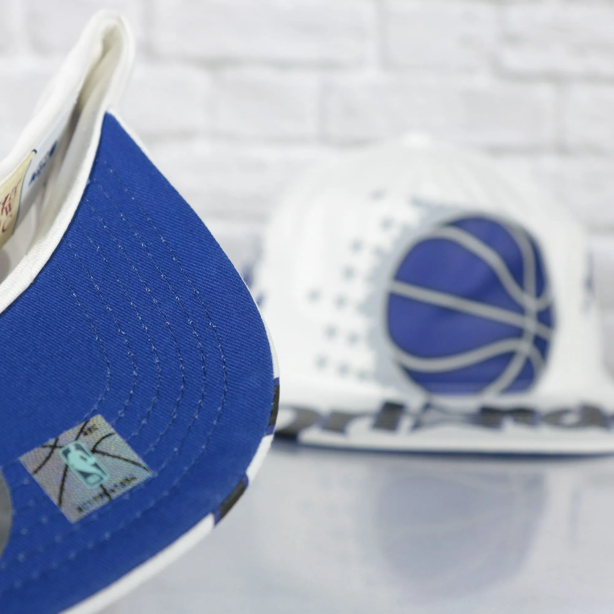 Orlando Magic Hardwood Classics In Your Face Deadstock Royal bottom | White Snapback Hat