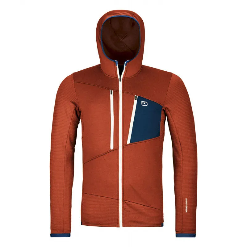 Ortovox  Fleece Grid Hoody - Giacca in pile di merino - Uomo