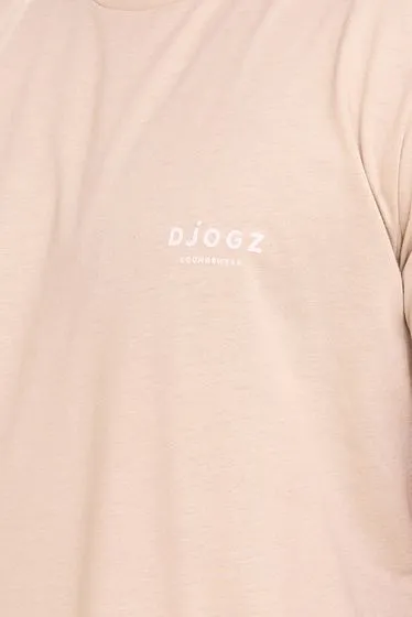 Pack of 5 DJOGZ LOUNGEWEAR men's basic shirt cotton shirt in a value pack T-shirt 2202501 black, white, beige, blue or grey