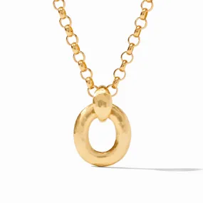 Palermo Gold Pendant Necklace by Julie Vos