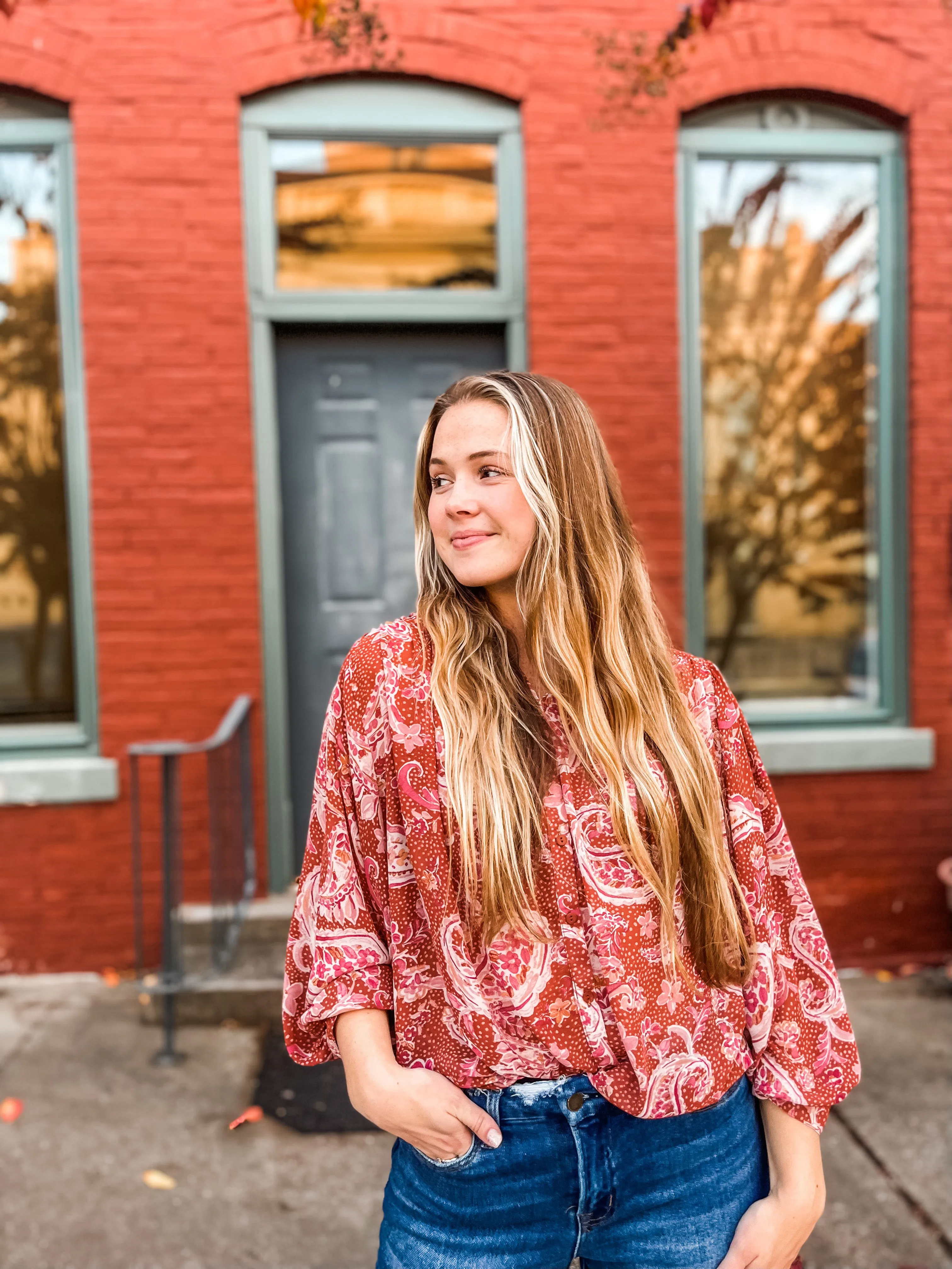 Perfectly Paisley Blouse