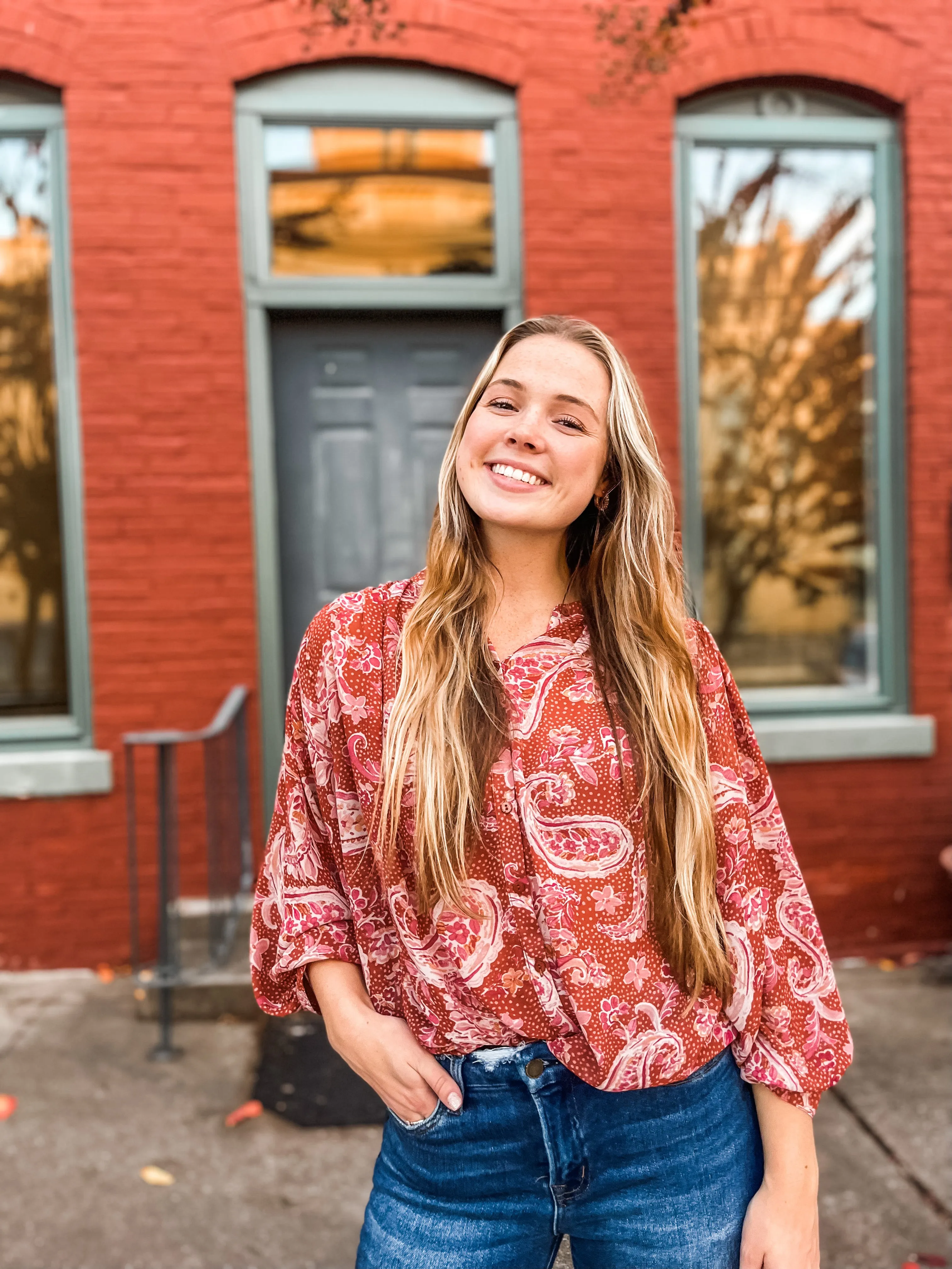 Perfectly Paisley Blouse