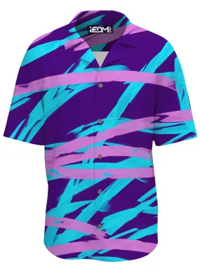 Purple and Blue Rave Abstract Lounge Shirt