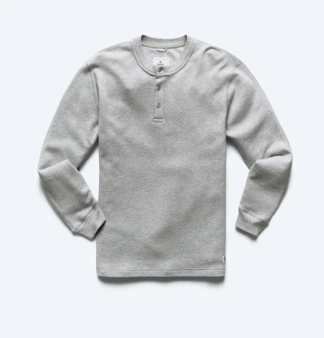 REIGNING CHAMP  |Unisex Blended Fabrics Henry Neck Street Style Long Sleeves