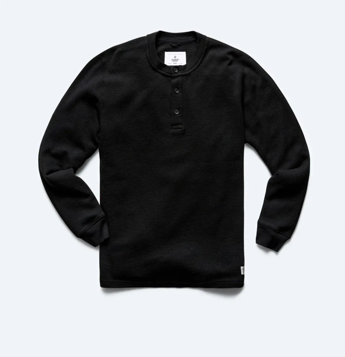 REIGNING CHAMP  |Unisex Blended Fabrics Henry Neck Street Style Long Sleeves