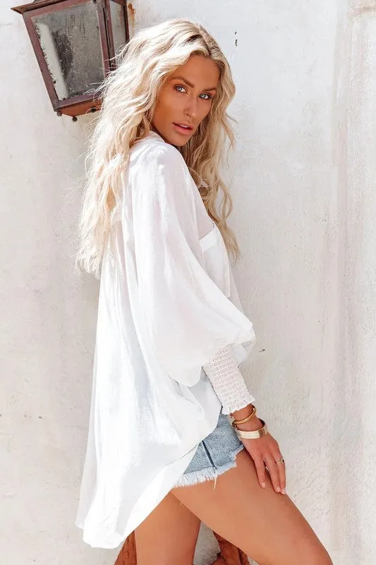 Relax Fit Sexy Versatile And Elegant Blouse