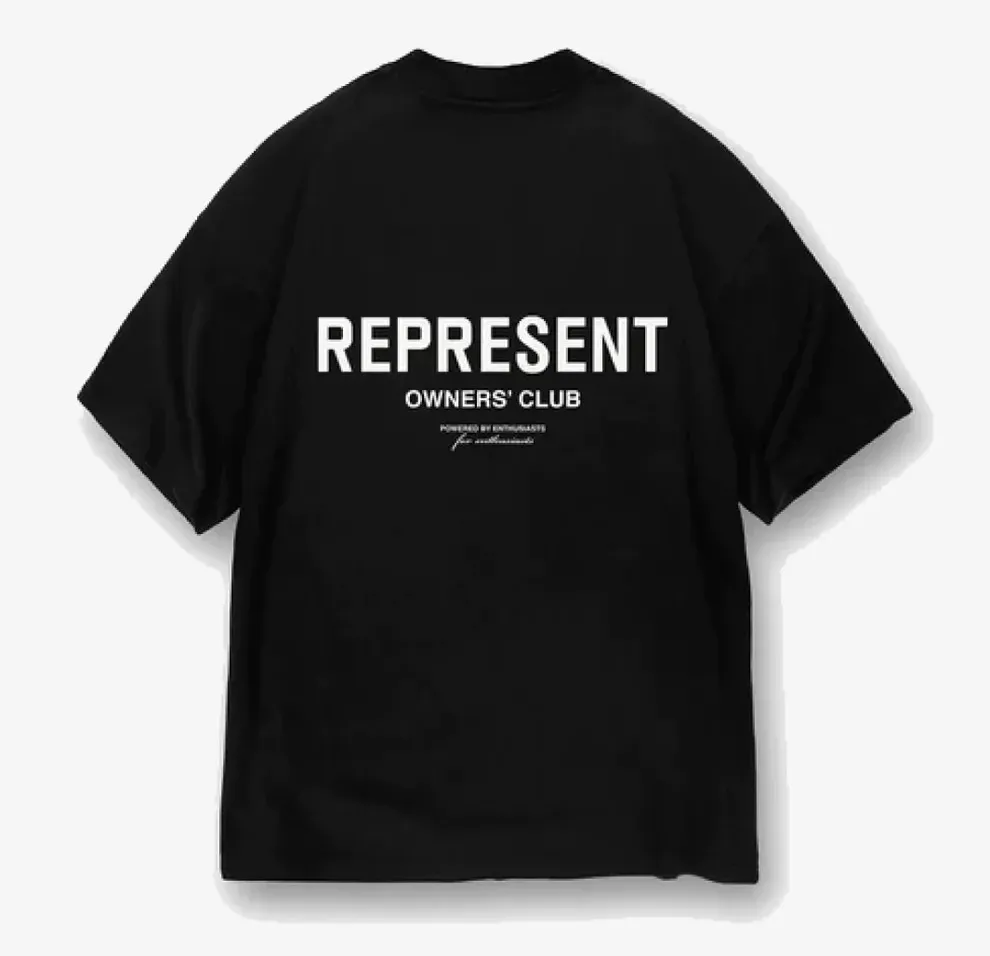 REPRESENT  |Crew Neck Unisex Street Style Long Sleeves Cotton Oversized