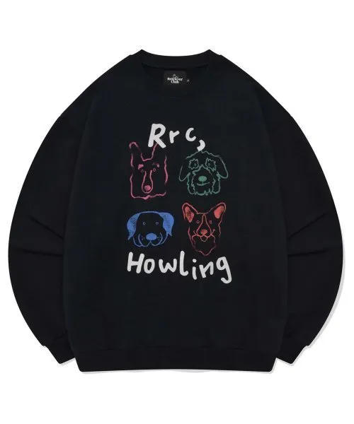 Retriever Club  |Crew Neck Unisex Blended Fabrics Street Style Long Sleeves