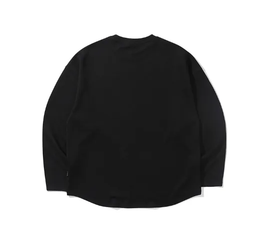 ROMANTIC CROWN  |Unisex Street Style Boat Neck Long Sleeves Plain Cotton