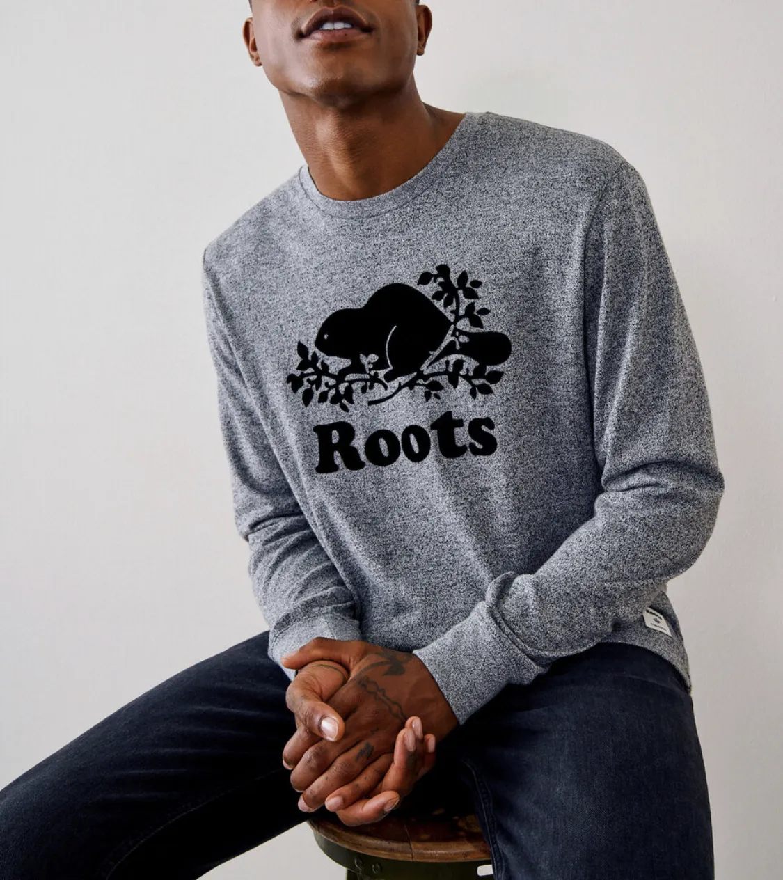 Roots  |Unisex Blended Fabrics Street Style Long Sleeves Plain