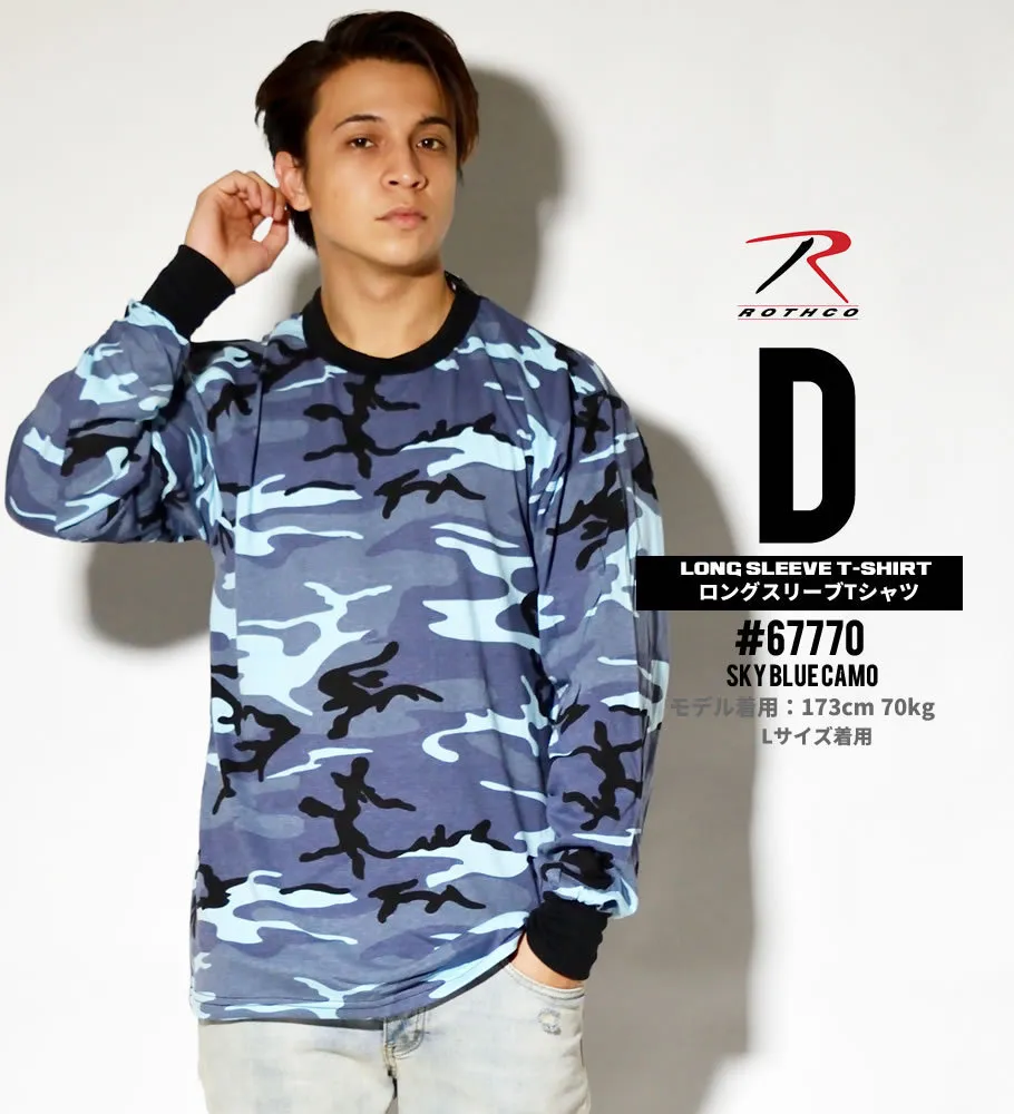 ROTHCO  |Crew Neck Camouflage Unisex Street Style Long Sleeves Plain