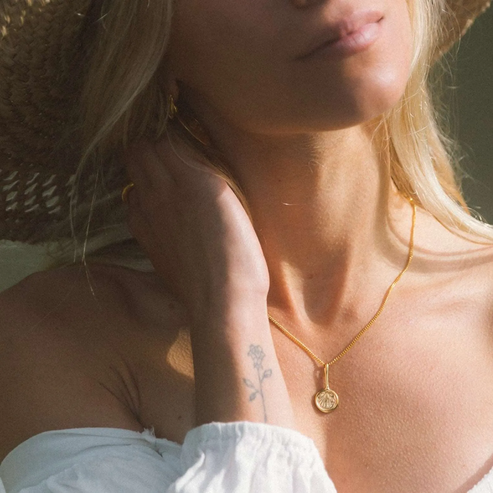 Sea Treasure Necklace // 14k gold