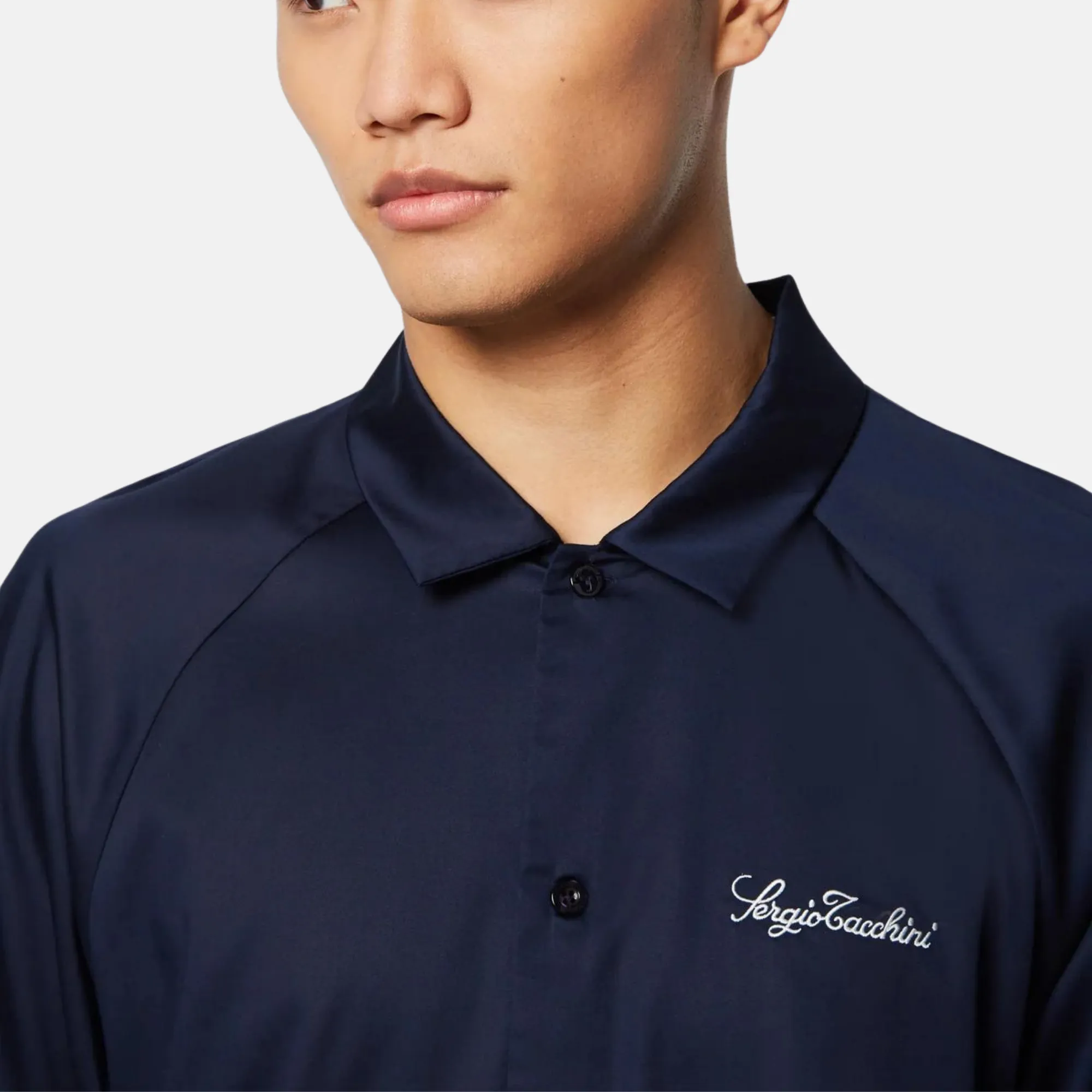 Sergio Tacchini Giorgio Maritime Blue Lounge Shirt