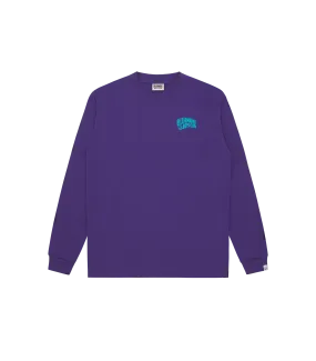 SMALL ARCH LOGO L/S T-SHIRT - GRAPE