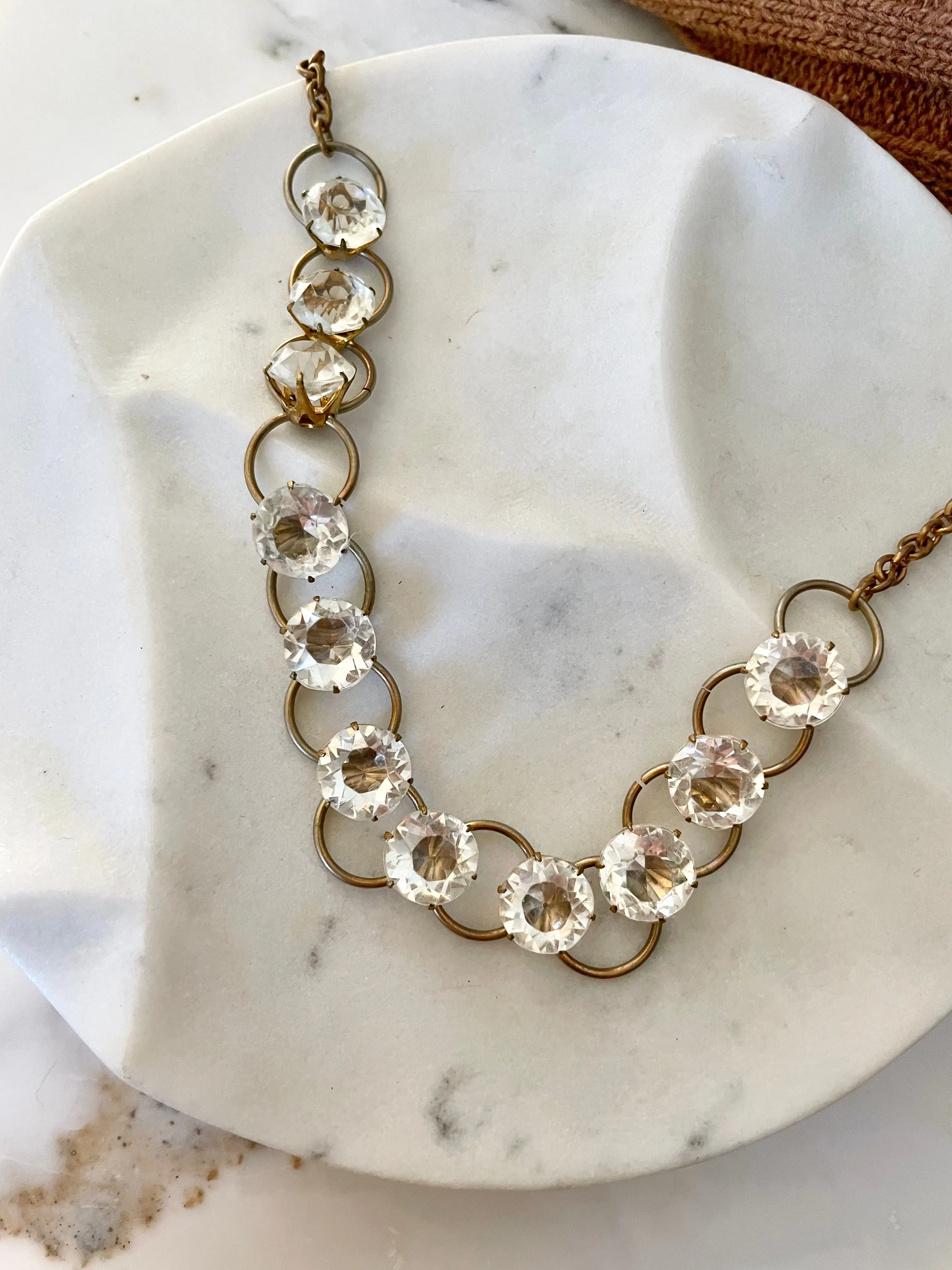 Specchio 1950s Lucite Necklace