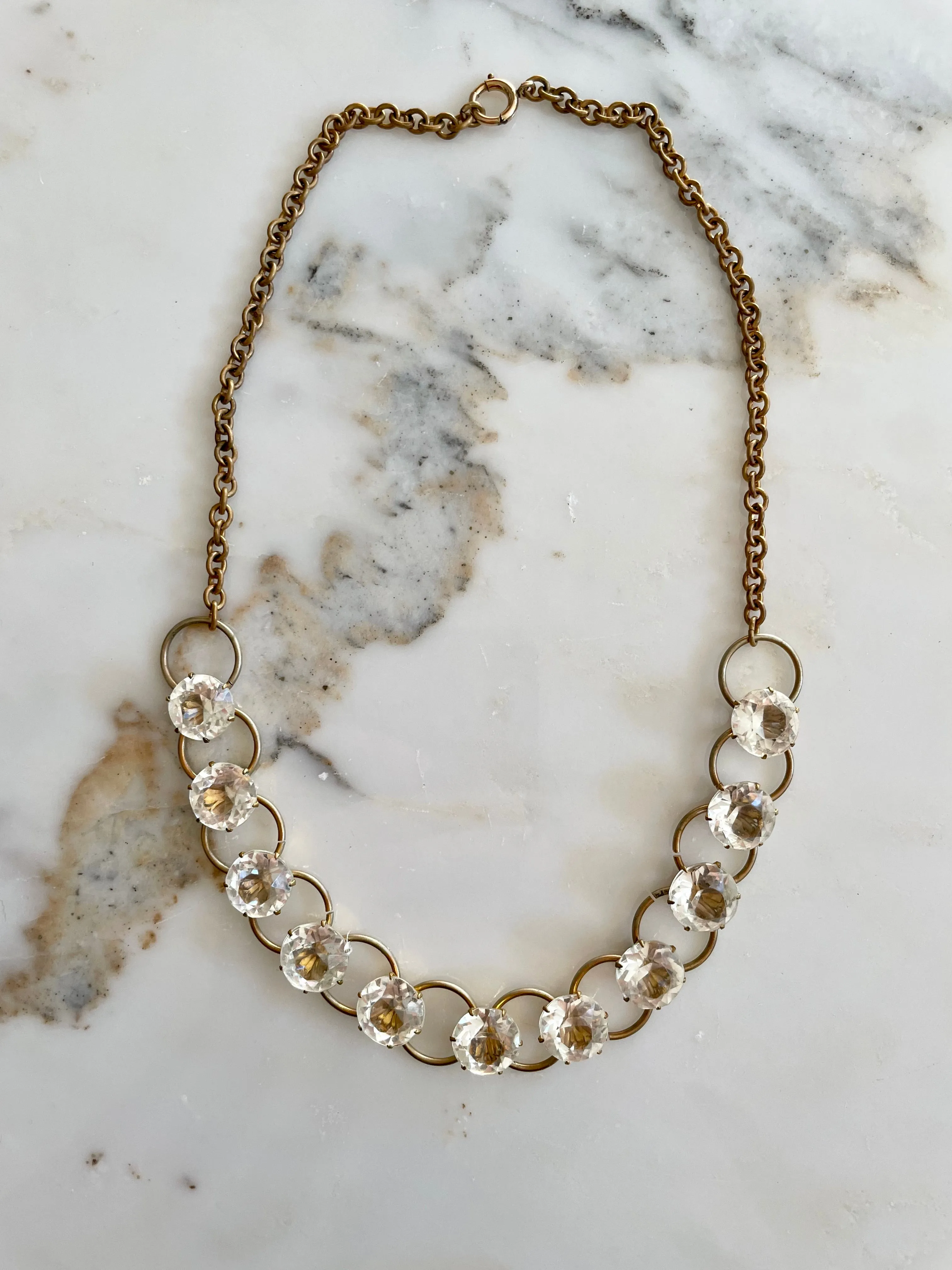 Specchio 1950s Lucite Necklace