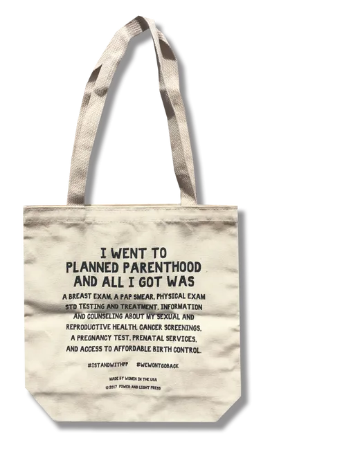 Stand WIth Planned Parenthood Tote