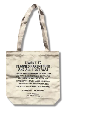 Stand WIth Planned Parenthood Tote