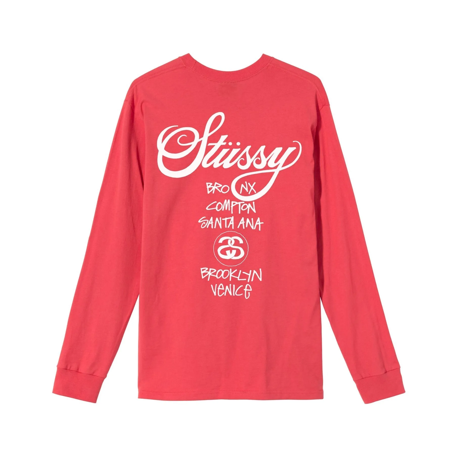 STUSSY  |Crew Neck Unisex Street Style Collaboration Long Sleeves