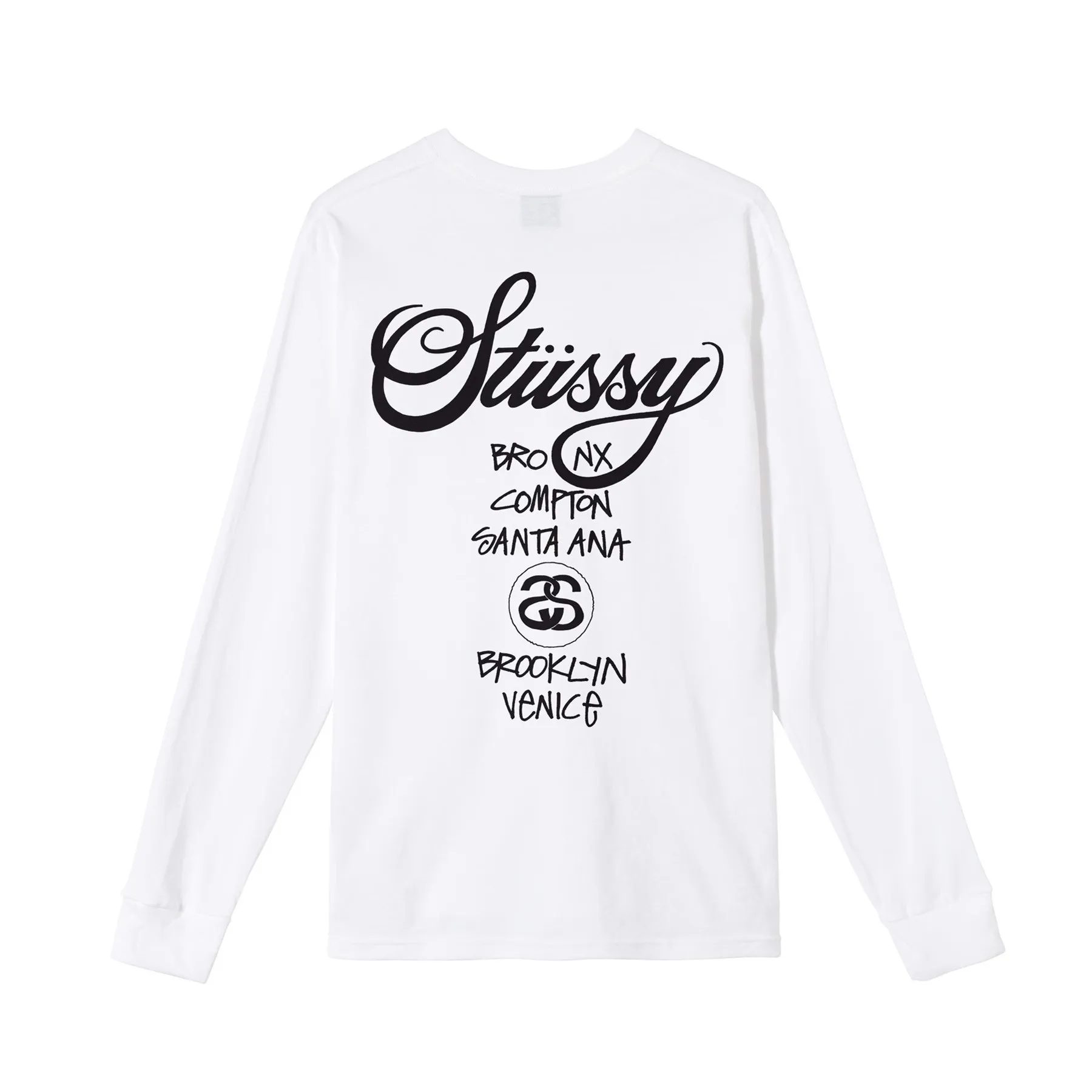 STUSSY  |Crew Neck Unisex Street Style Collaboration Long Sleeves