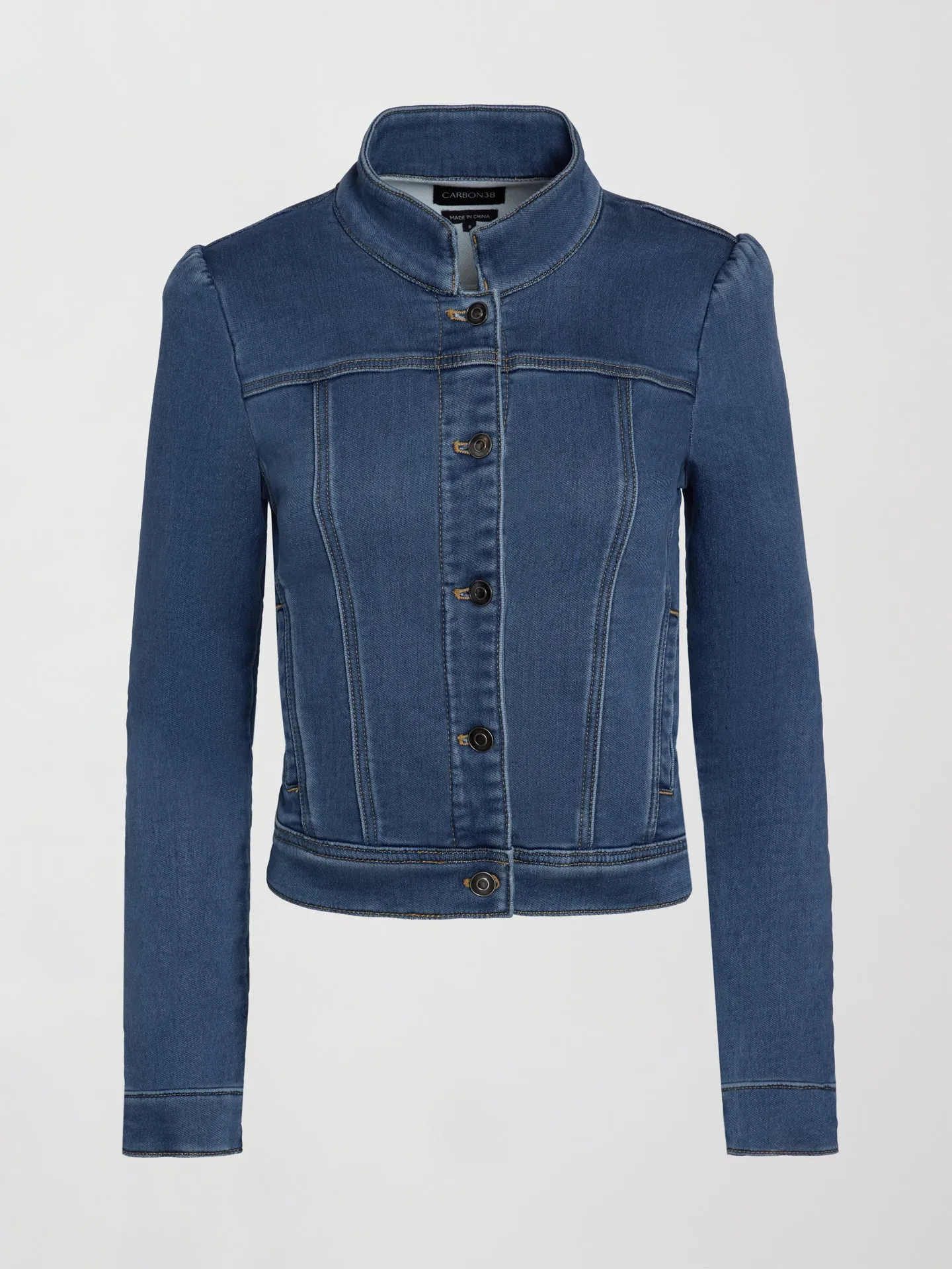 Tailored Denim Jacket - Medium Wash