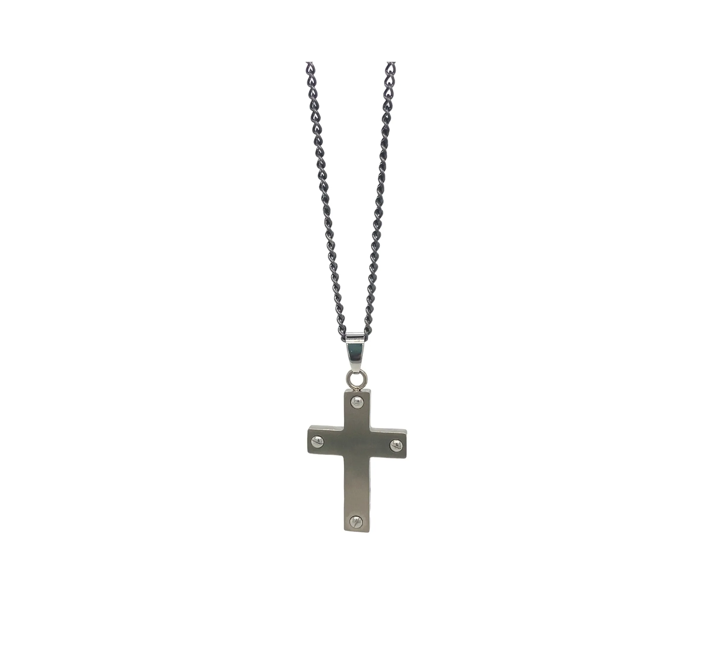 Titanium Cross Necklace