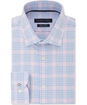 Tommy Hilfiger Big & Tall Mens Big Fit Plaid Button-Down Top