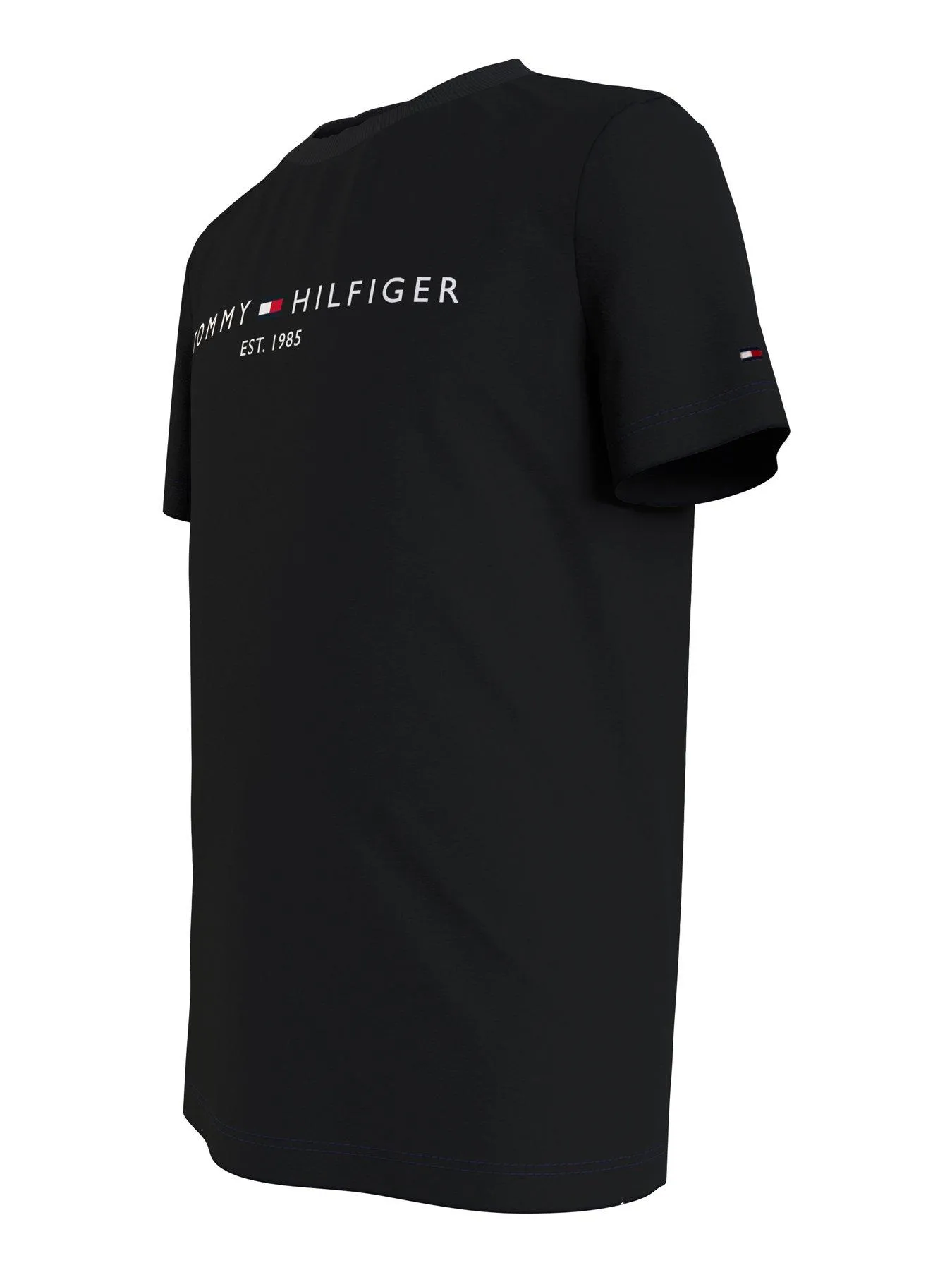 Tommy Hilfiger Boys Essential Logo T-shirt - Black