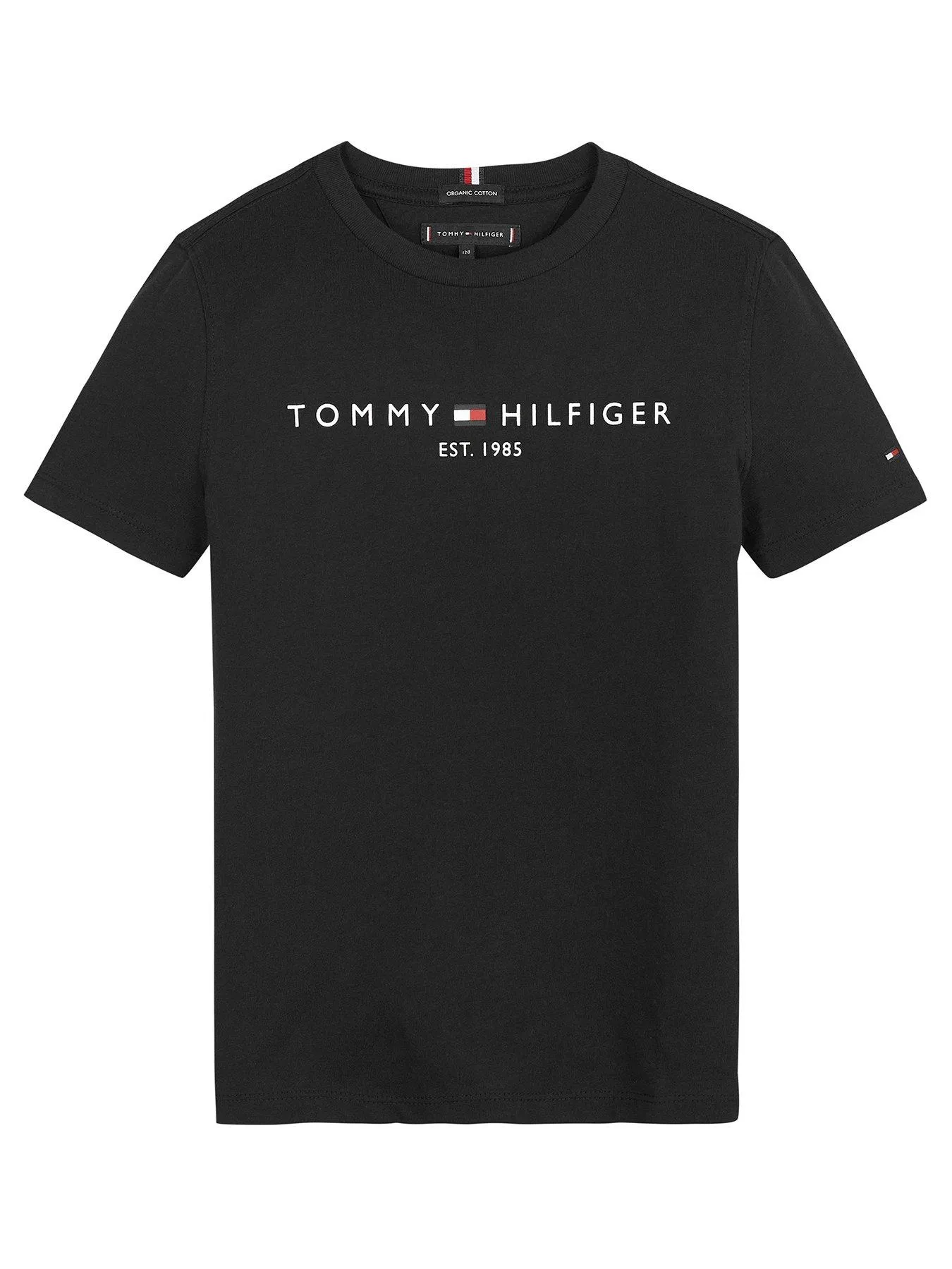 Tommy Hilfiger Boys Essential Logo T-shirt - Black