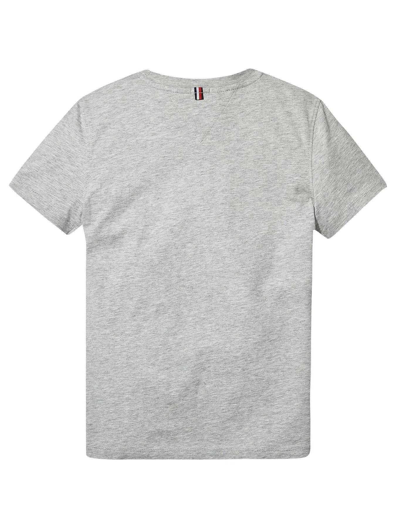 Tommy Hilfiger Boys Short Sleeve Essential Flag T-Shirt - Grey