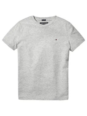 Tommy Hilfiger Boys Short Sleeve Essential Flag T-Shirt - Grey