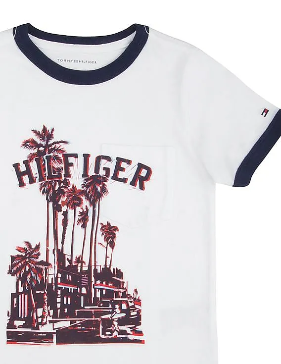 Tommy Hilfiger Kids Boys Regular Fit T-Shirt With 3D Glasses