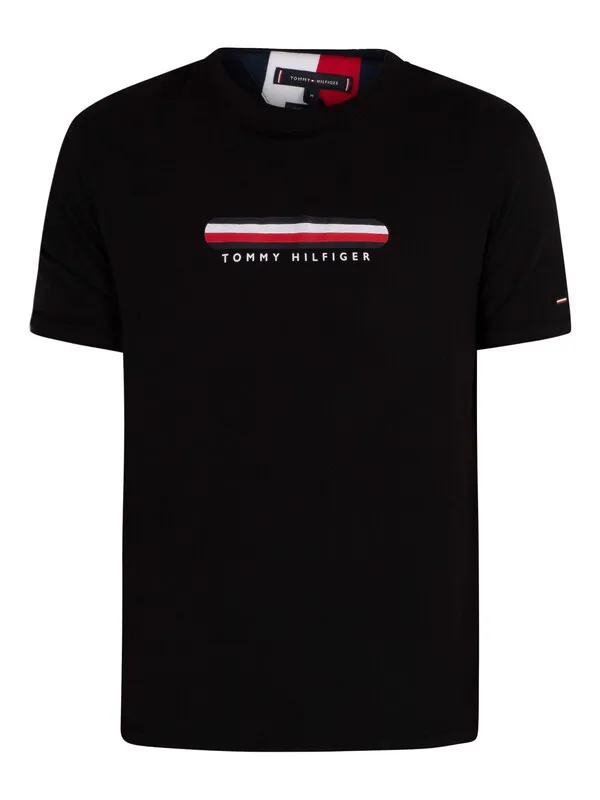 Tommy Hilfiger Lounge Graphic T-Shirt - Black