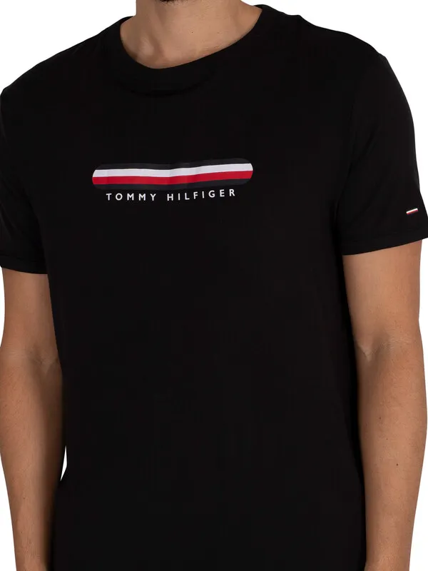 Tommy Hilfiger Lounge Graphic T-Shirt - Black