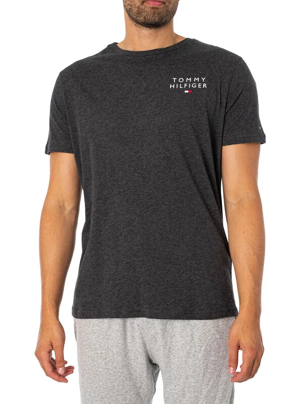 Tommy Hilfiger Lounge Graphic T-Shirt - Dark Grey Heather