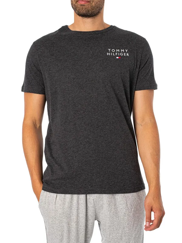 Tommy Hilfiger Lounge Graphic T-Shirt - Dark Grey Heather