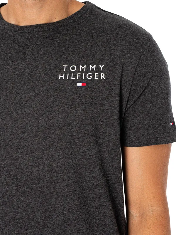 Tommy Hilfiger Lounge Graphic T-Shirt - Dark Grey Heather