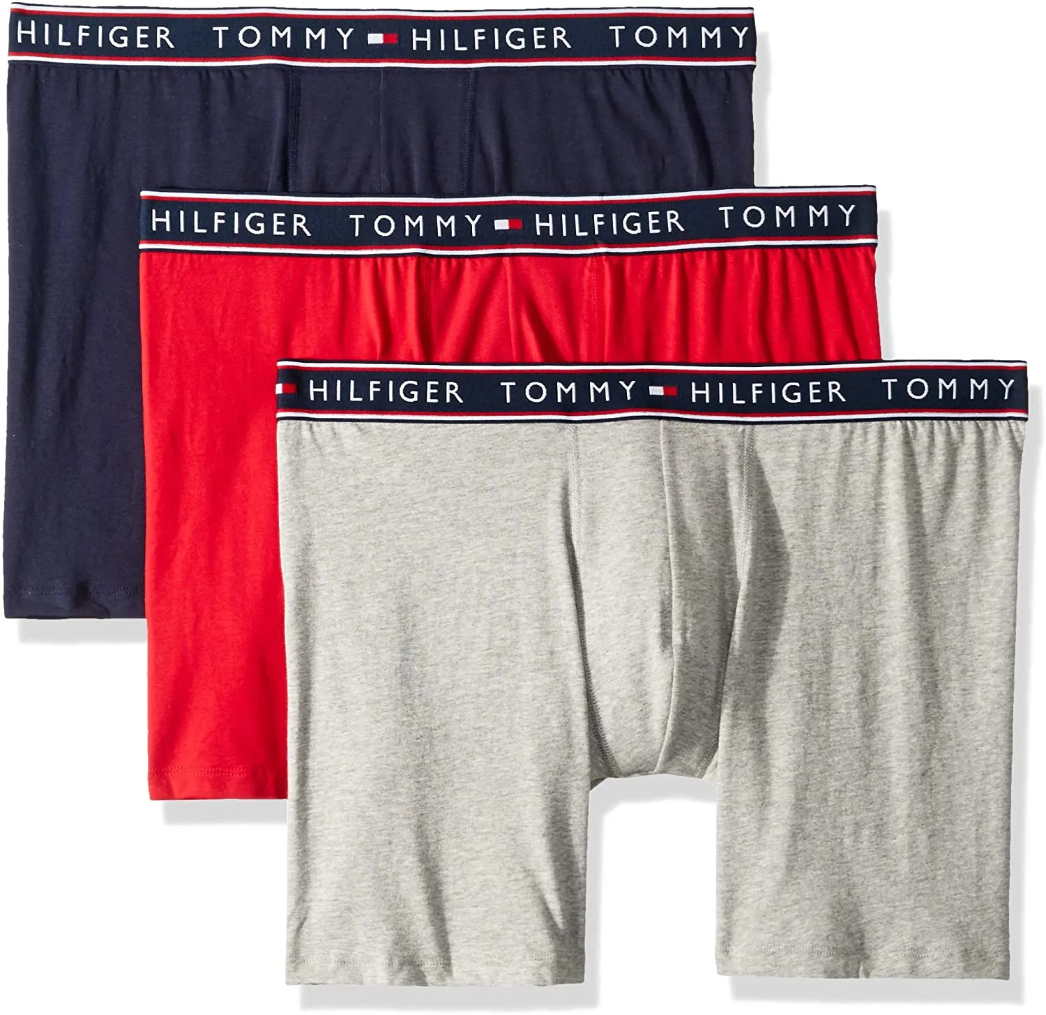 Tommy Hilfiger Men's 3-Pack Cotton Stretch Boxer Brief